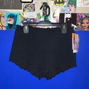 WOMENS COCO RAVE BLACK BLOOMER SHORTS